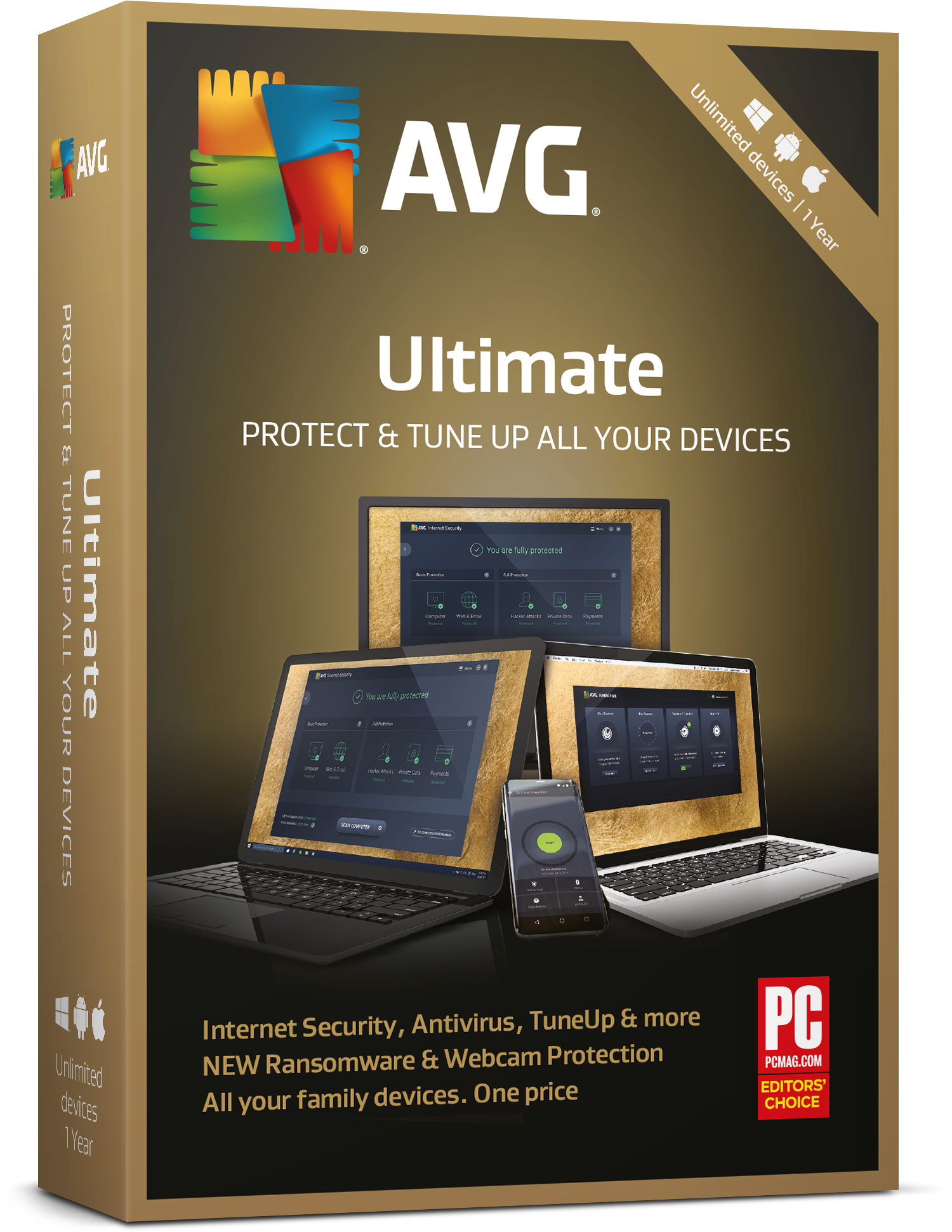 AVG Ultimate Multiple Devices 1 Year License